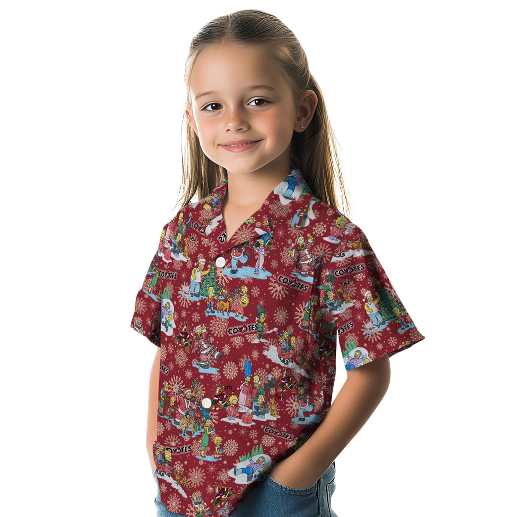 Arizona Coyotes Hawaiian Shirt - Simpsons Christmas – Moonbestprint
