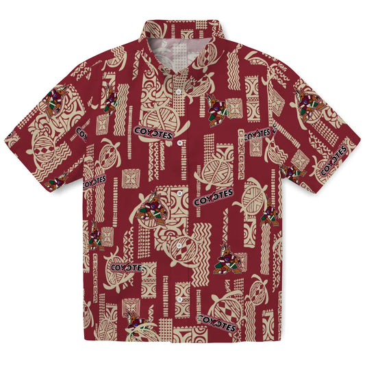 Arizona Coyotes Hawaiian Shirt - Turtle Lines – Moonbestprint