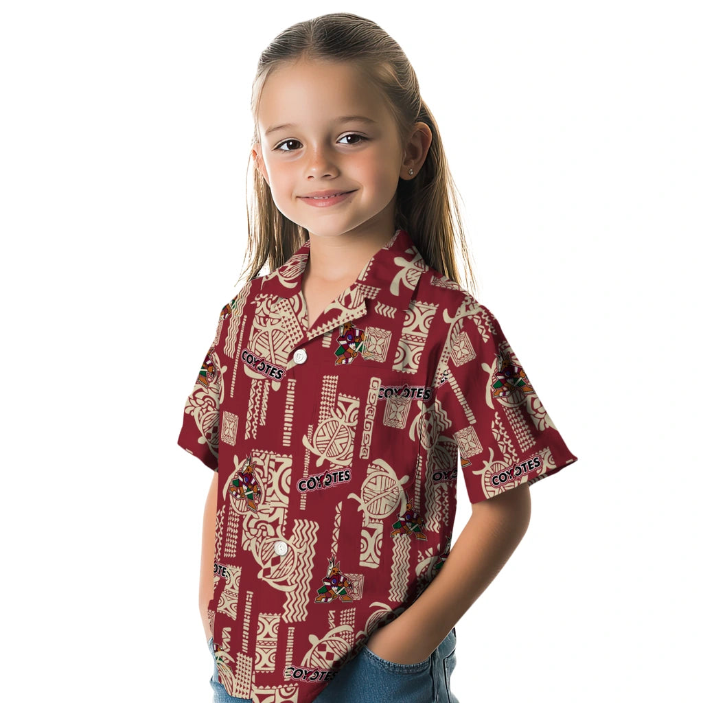 Arizona Coyotes Hawaiian Shirt - Turtle Lines – Moonbestprint