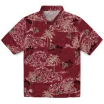 Arizona Coyotes Hawaiian Shirt - Wave Palm – Moonbestprint