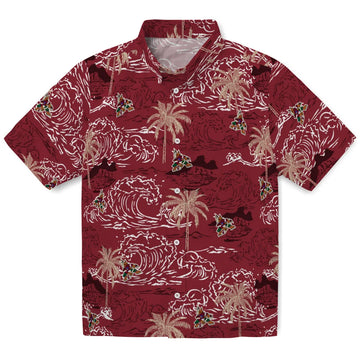 Arizona Coyotes Hawaiian Shirt - Wave Palm – Moonbestprint
