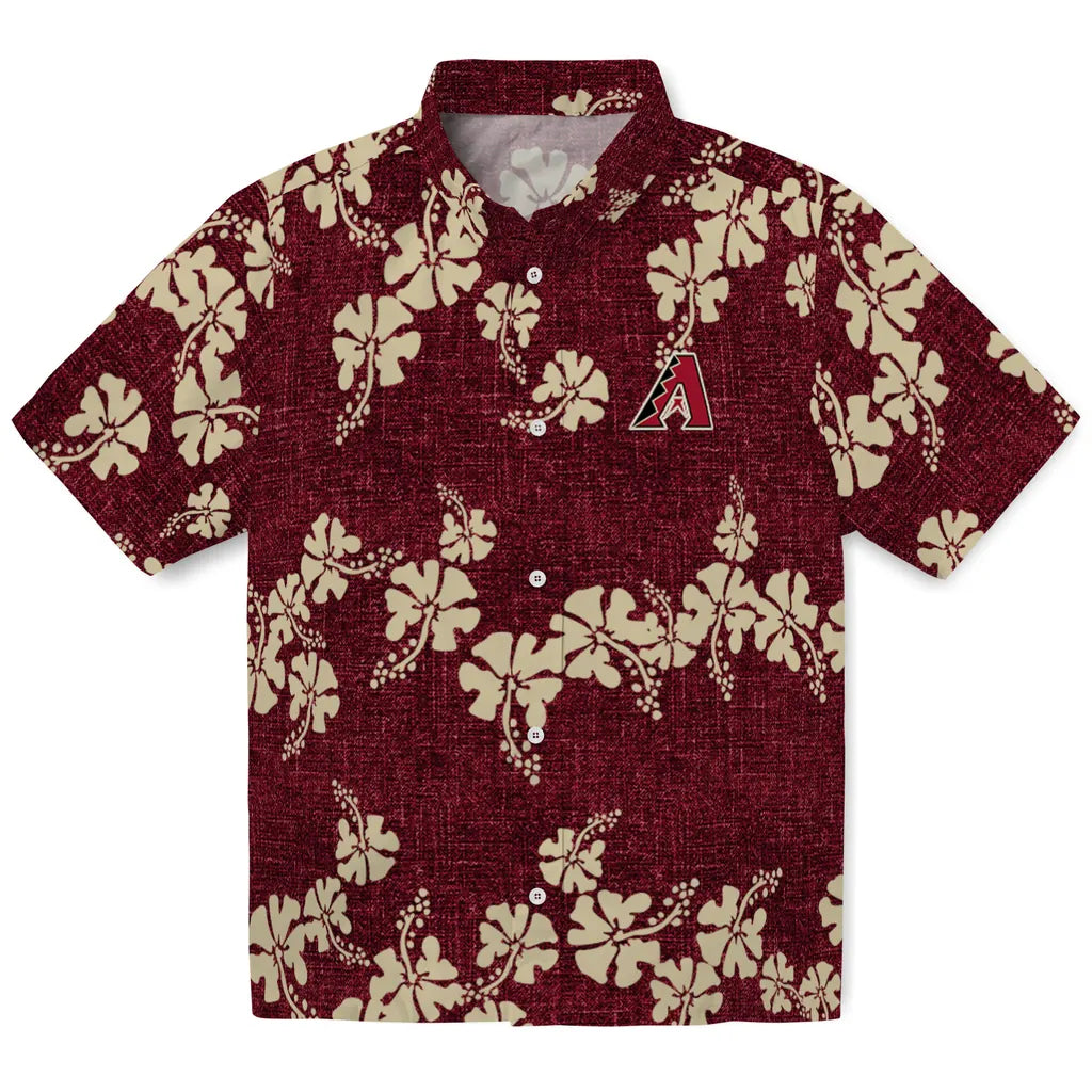 Arizona Diamondbacks Hawaiian Shirt - 50th State Flower | Moonbestprint