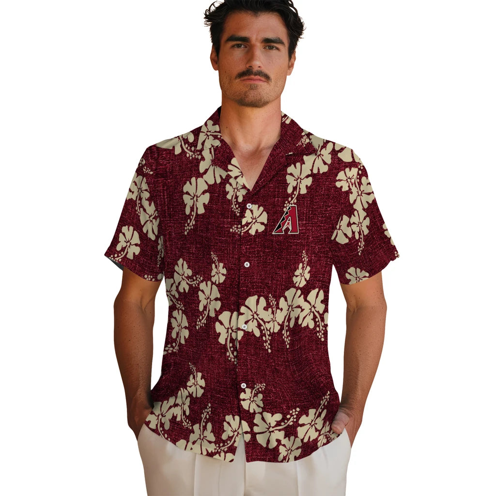 Arizona Diamondbacks Hawaiian Shirt - 50th State Flower | Moonbestprint