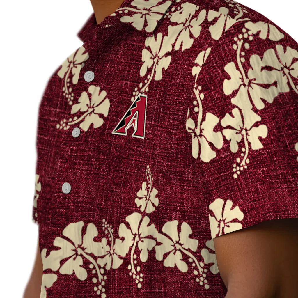 Arizona Diamondbacks Hawaiian Shirt - 50th State Flower | Moonbestprint