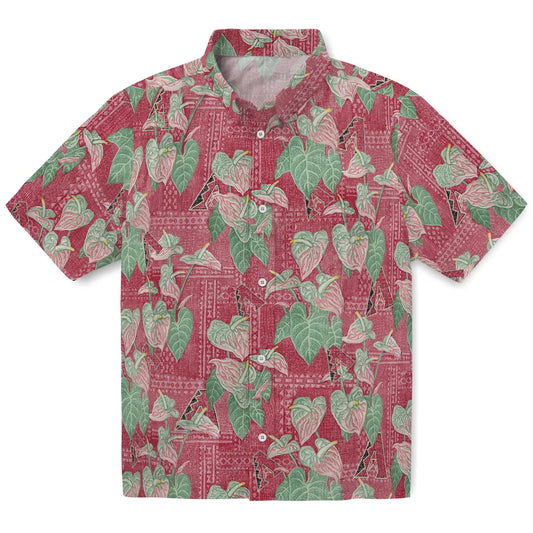 Arizona Diamondbacks Hawaiian Shirt - Anthurium Overlay | Moonbestprint