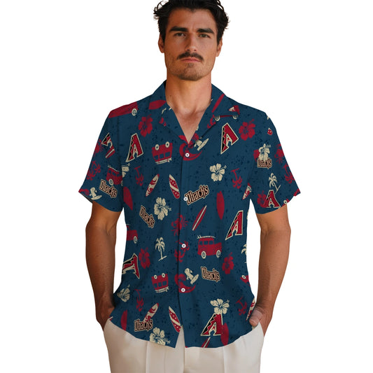 Arizona Diamondbacks Hawaiian Shirt - Beach Vibe | Moonbestprint