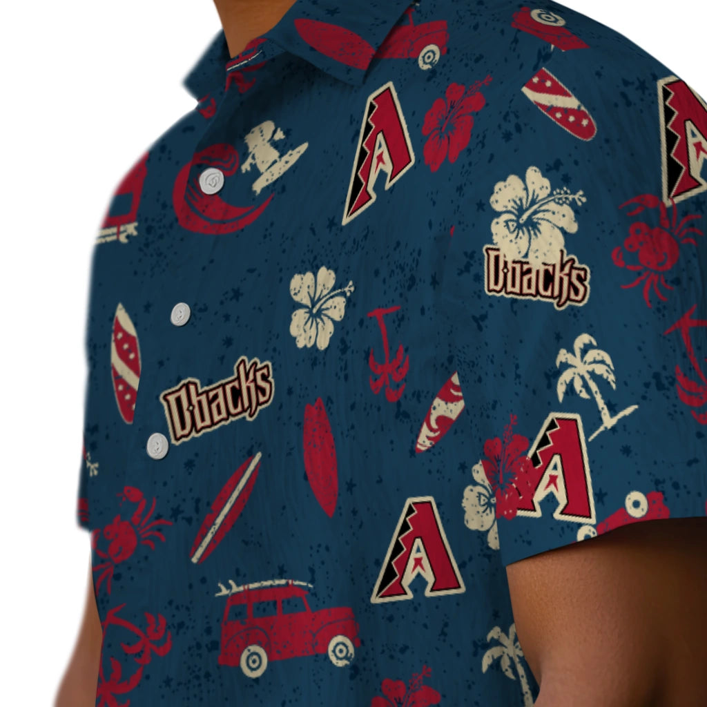 Arizona Diamondbacks Hawaiian Shirt - Beach Vibe | Moonbestprint