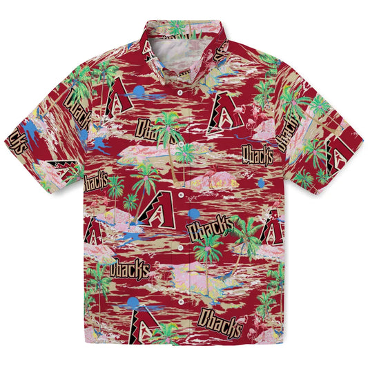 Arizona Diamondbacks Flamingo Retreat 2026 Hawaiian Shirt – Moonbestprint