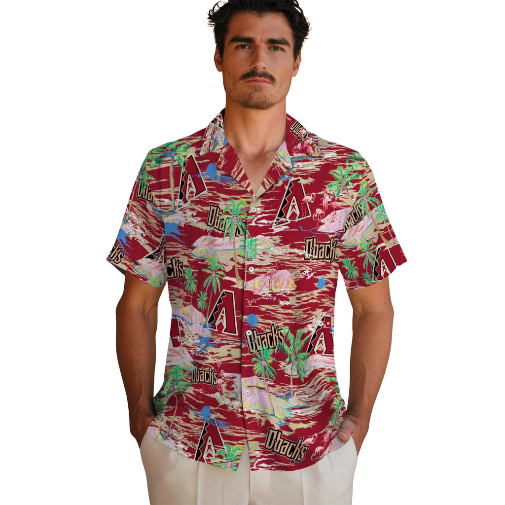 Arizona Diamondbacks Flamingo Retreat 2026 Hawaiian Shirt – Moonbestprint