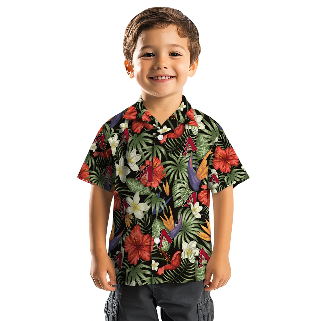 Arizona Diamondbacks Hawaiian Shirt - Hawaii Floral Hibiscus | Moonbestprint