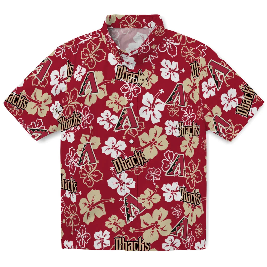 Arizona Diamondbacks Hibiscus Bloom Hawaiian Shirt – Moonbestprint