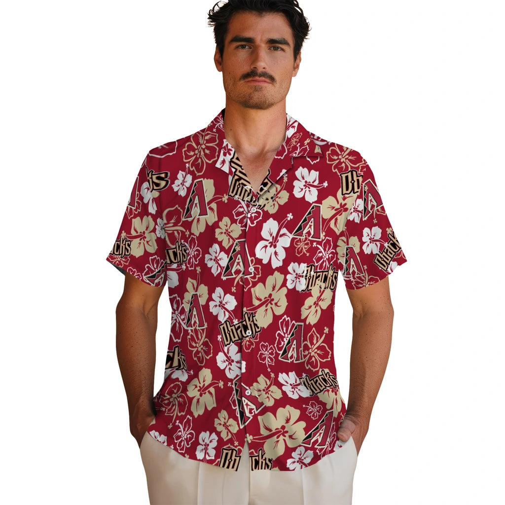 Arizona Diamondbacks Hibiscus Bloom Hawaiian Shirt – Moonbestprint
