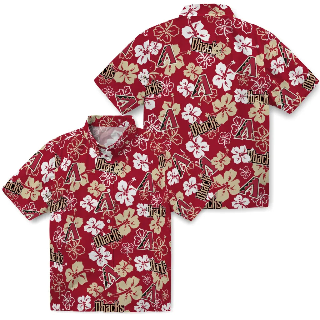 Arizona Diamondbacks Hibiscus Bloom Hawaiian Shirt – Moonbestprint