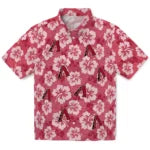 Arizona Diamondbacks Hawaiian Shirt - Hibiscus Cluster | Moonbestprint