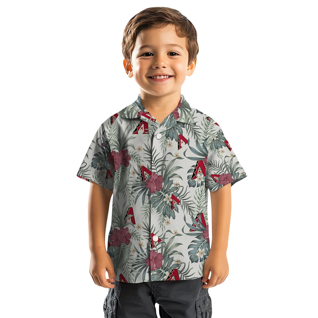 Arizona Diamondbacks Hawaiian Shirt - Hibiscus Designs | Moonbestprint