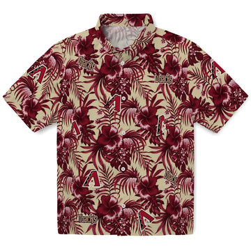 Arizona Diamondbacks Hawaiian Shirt - Hibiscus Exotic | Moonbestprint