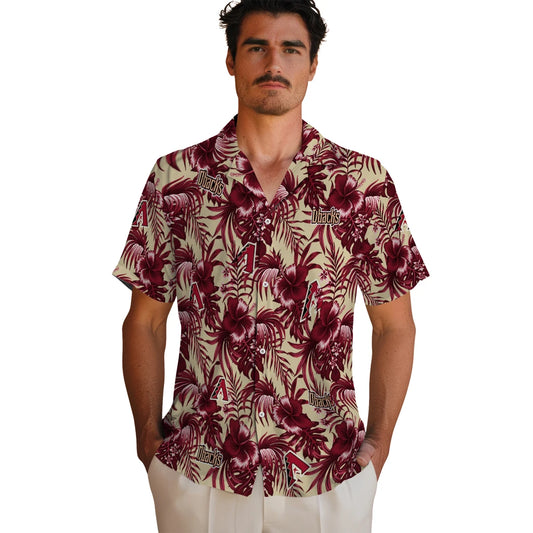 Arizona Diamondbacks Hawaiian Shirt - Hibiscus Exotic | Moonbestprint