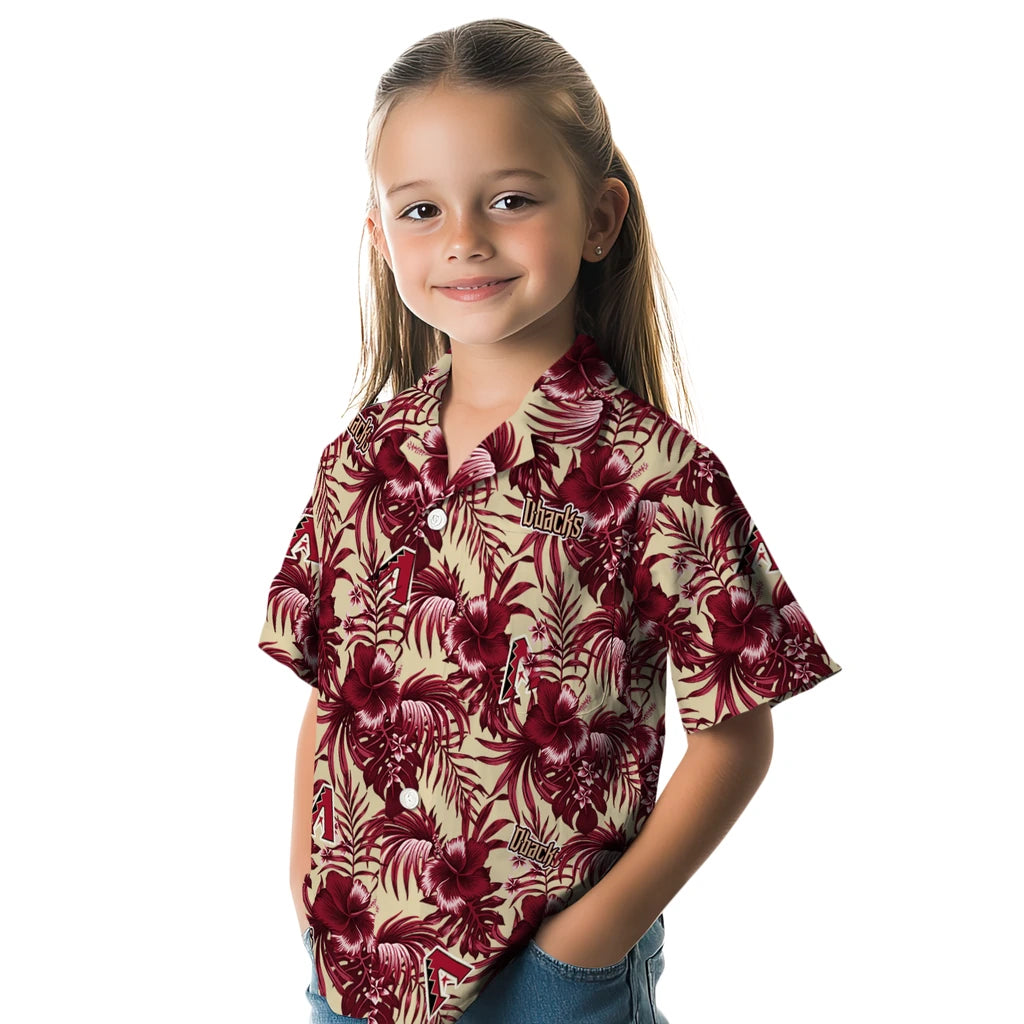 Arizona Diamondbacks Hawaiian Shirt - Hibiscus Exotic | Moonbestprint
