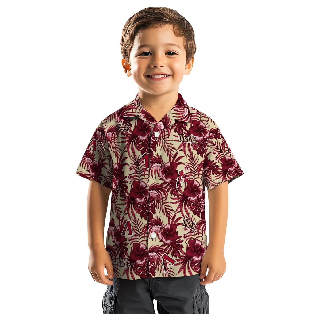 Arizona Diamondbacks Hawaiian Shirt - Hibiscus Exotic | Moonbestprint