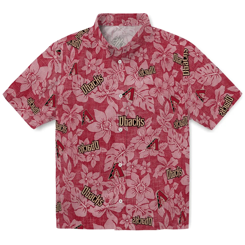 Arizona Diamondbacks Hawaiian Shirt - Hibiscus Oasis | Moonbestprint