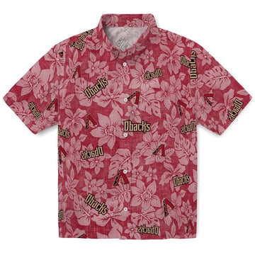Arizona Diamondbacks Hawaiian Shirt - Hibiscus Oasis | Moonbestprint