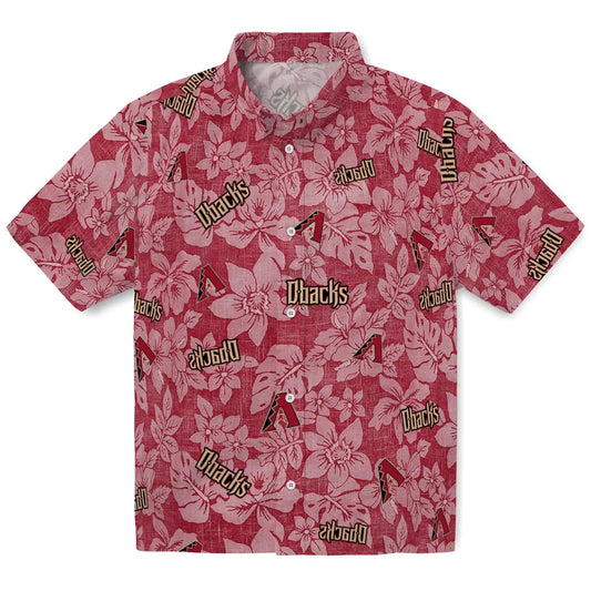 Arizona Diamondbacks Hawaiian Shirt - Hibiscus Oasis | Moonbestprint