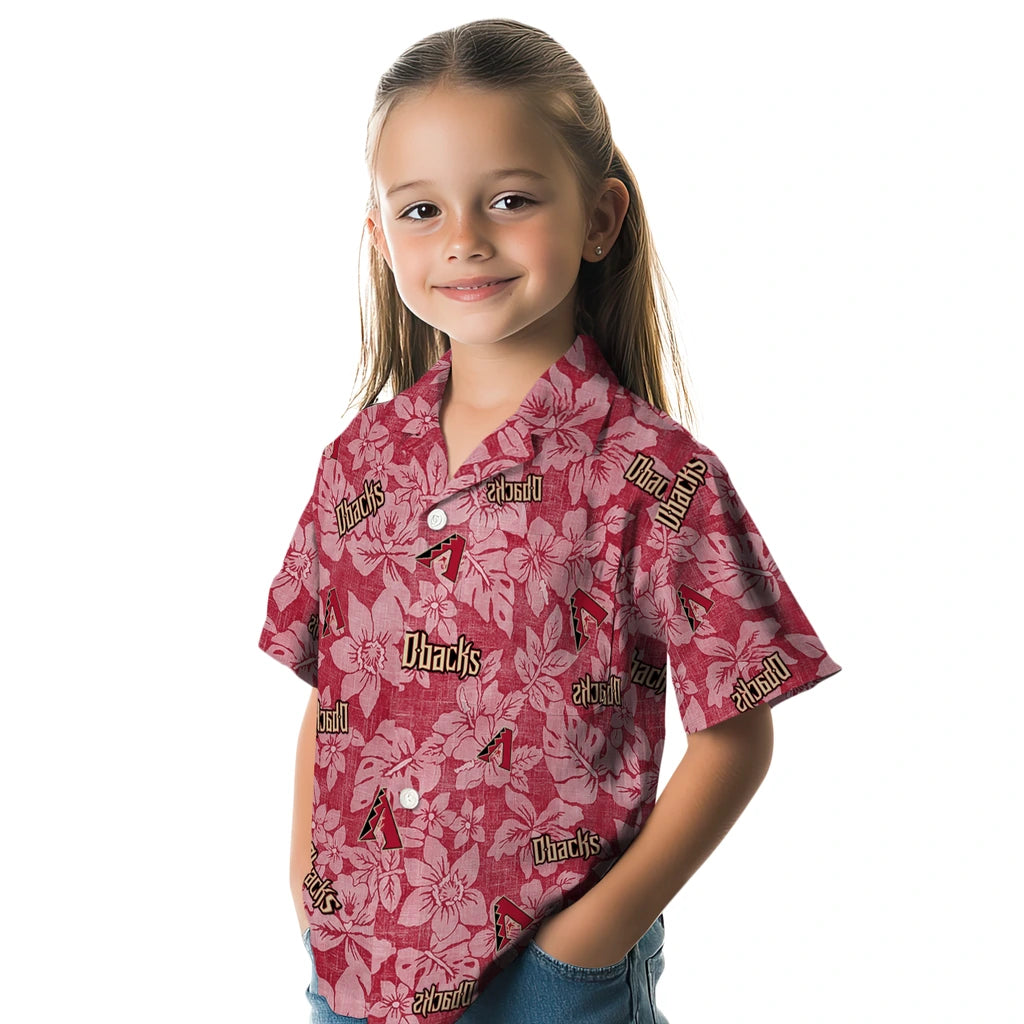 Arizona Diamondbacks Hawaiian Shirt - Hibiscus Oasis | Moonbestprint