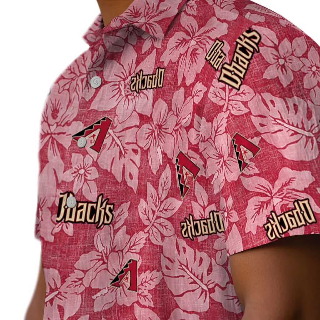Arizona Diamondbacks Hawaiian Shirt - Hibiscus Oasis | Moonbestprint