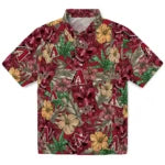 Arizona Diamondbacks Hawaiian Shirt - Hibiscus Tiki Jungle | Moonbestprint
