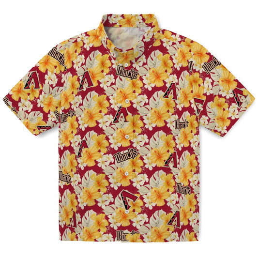 Arizona Diamondbacks Hawaiian Shirt - Hibiscus Tropics | Moonbestprint