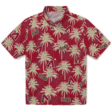 Arizona Diamondbacks Hawaiian Shirt - Palm Tree Motif | Moonbestprint