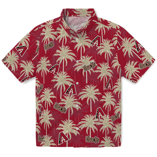 Arizona Diamondbacks Hawaiian Shirt - Palm Tree Motif | Moonbestprint