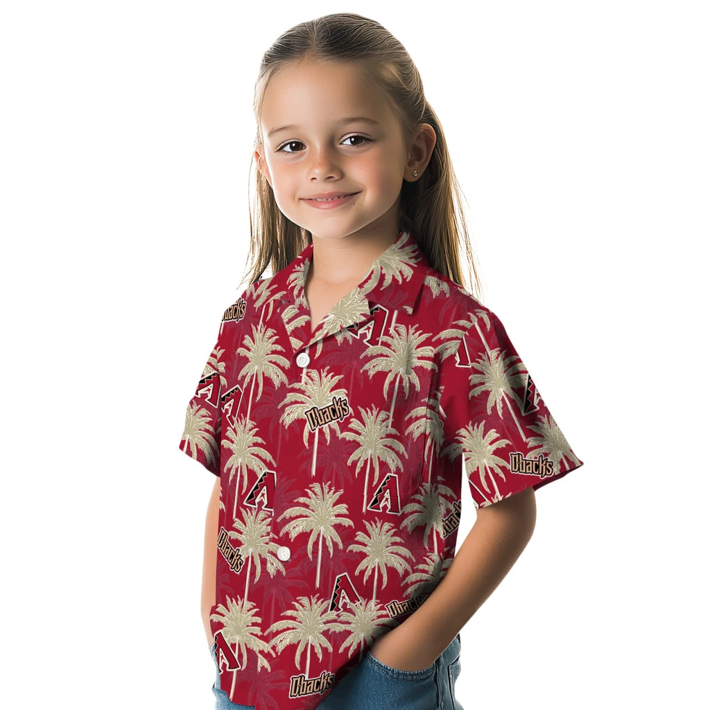 Arizona Diamondbacks Hawaiian Shirt - Palm Tree Motif | Moonbestprint