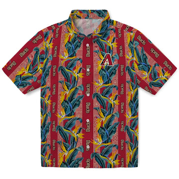 Arizona Diamondbacks Hawaiian Shirt - Paradise Vines | Moonbestprint