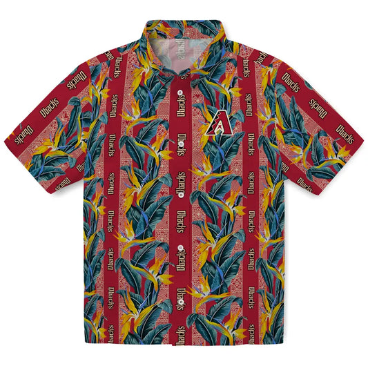 Arizona Diamondbacks Hawaiian Shirt - Paradise Vines | Moonbestprint