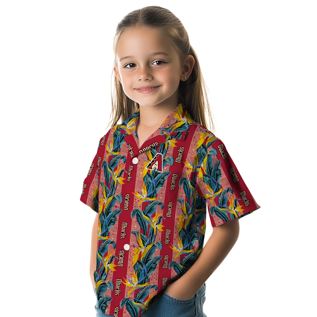 Arizona Diamondbacks Hawaiian Shirt - Paradise Vines | Moonbestprint