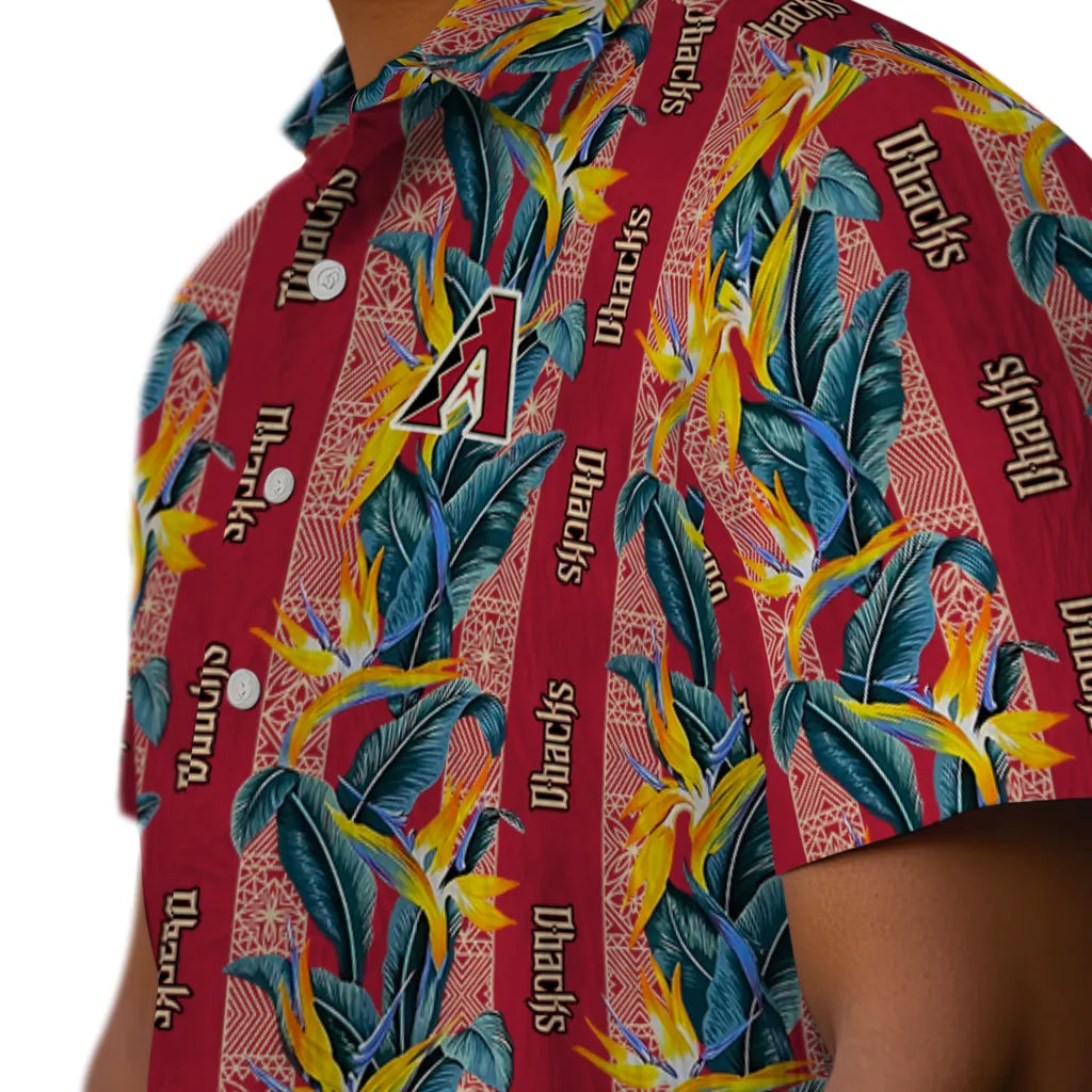 Arizona Diamondbacks Hawaiian Shirt - Paradise Vines | Moonbestprint