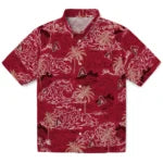 Arizona Diamondbacks Hawaiian Shirt - Wave Palm | Moonbestprint