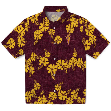 Arizona State Sun Devils Hawaiian Shirt - 50th State Flower | Moonbestprint