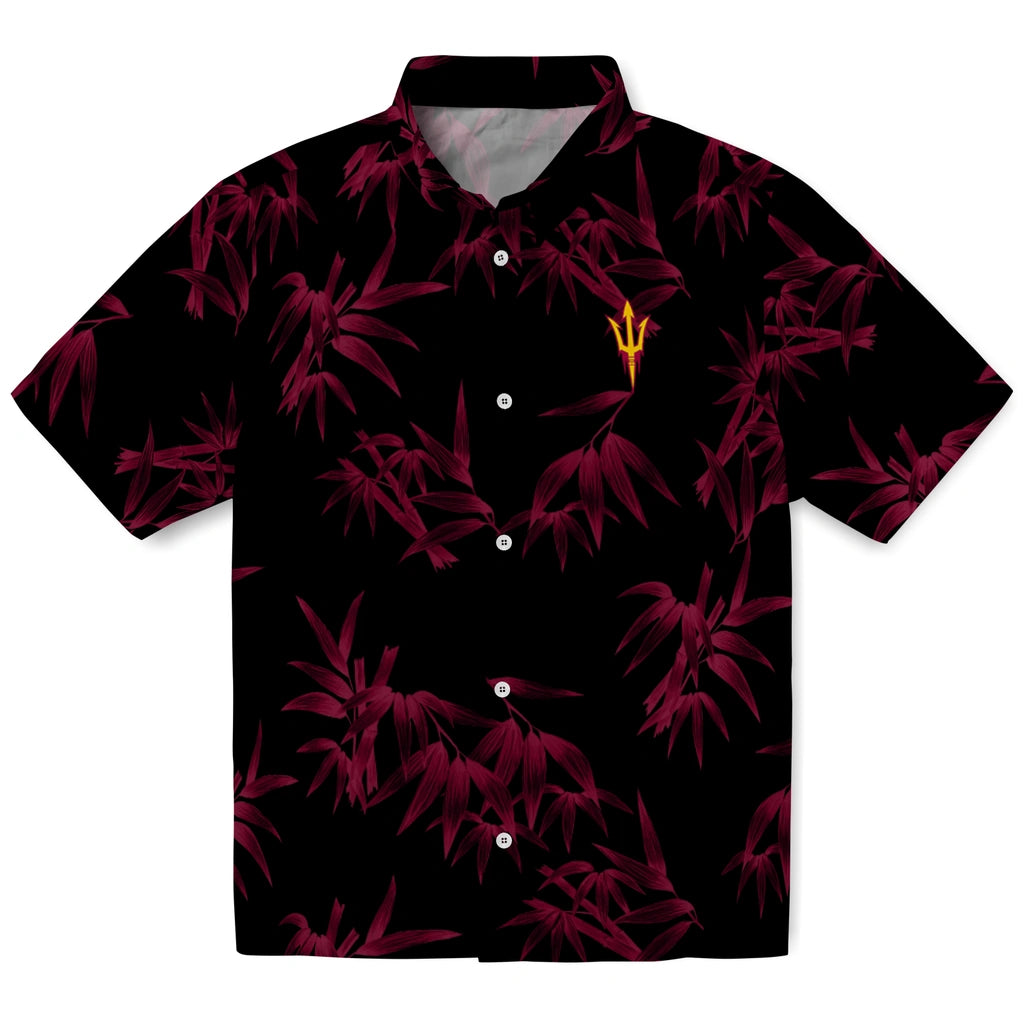 Arizona State Sun Devils Hawaiian Shirt - Bamboo Branches | Moonbestprint