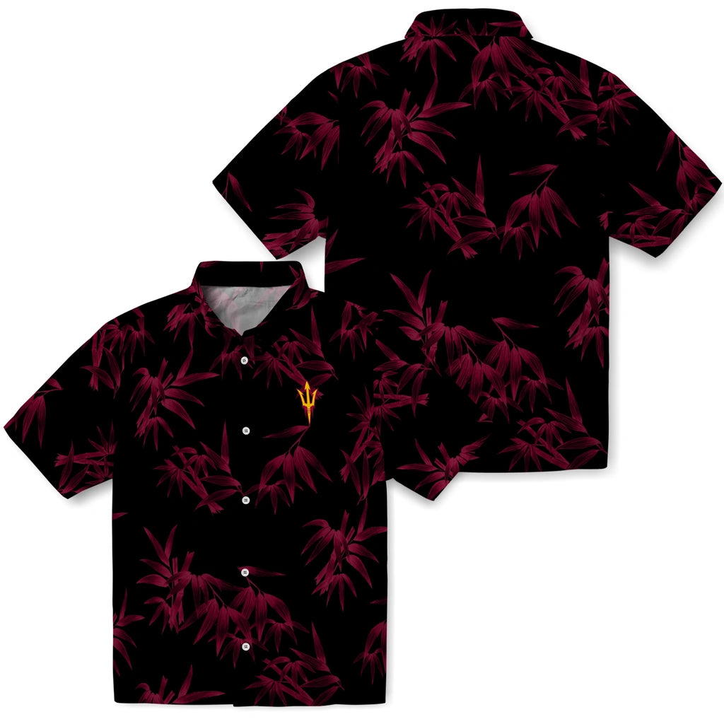Arizona State Sun Devils Hawaiian Shirt - Bamboo Branches | Moonbestprint