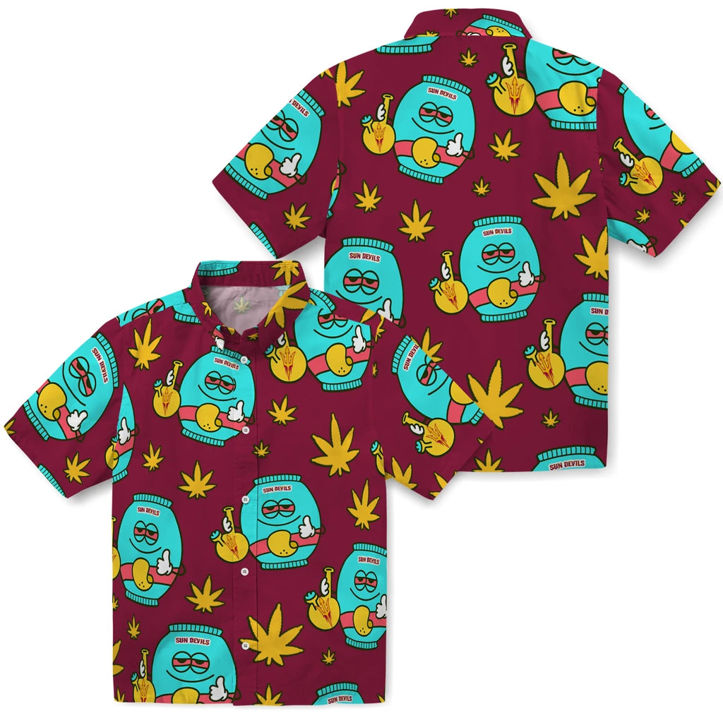 Arizona State Sun Devils Hawaiian Shirt - Chill Vibe | Moonbestprint