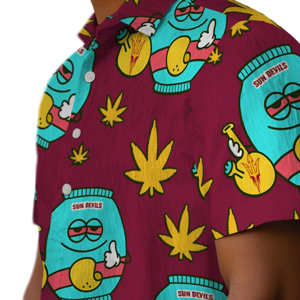 Arizona State Sun Devils Hawaiian Shirt - Chill Vibe | Moonbestprint