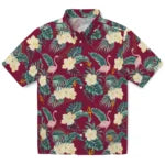 Arizona State Sun Devils Hawaiian Shirt - Flamingo and Hibiscus | Moonbestprint
