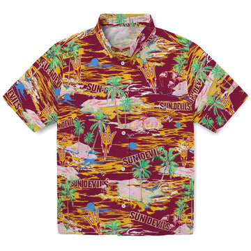 Arizona State Sun Devils Flamingo Retreat 2026 Hawaiian Shirt – Moonbestprint
