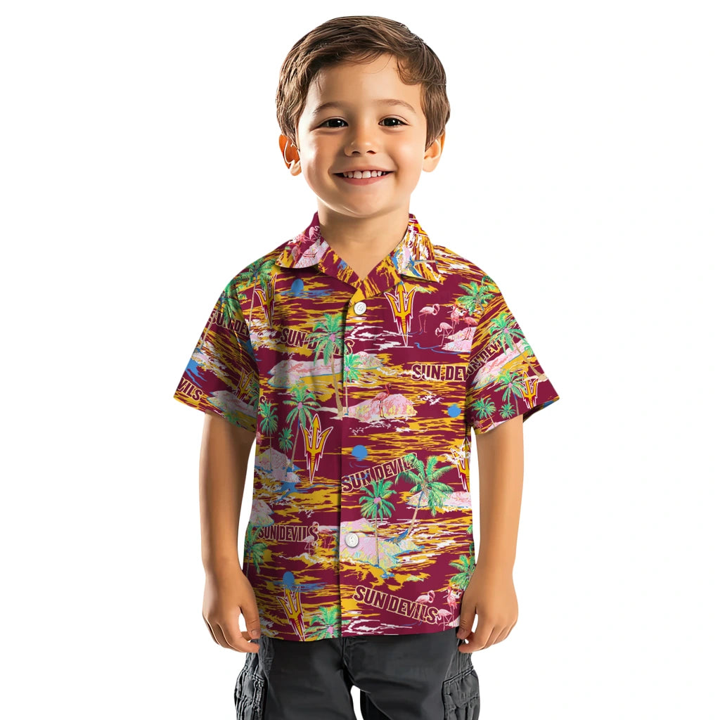 Arizona State Sun Devils Flamingo Retreat 2026 Hawaiian Shirt – Moonbestprint