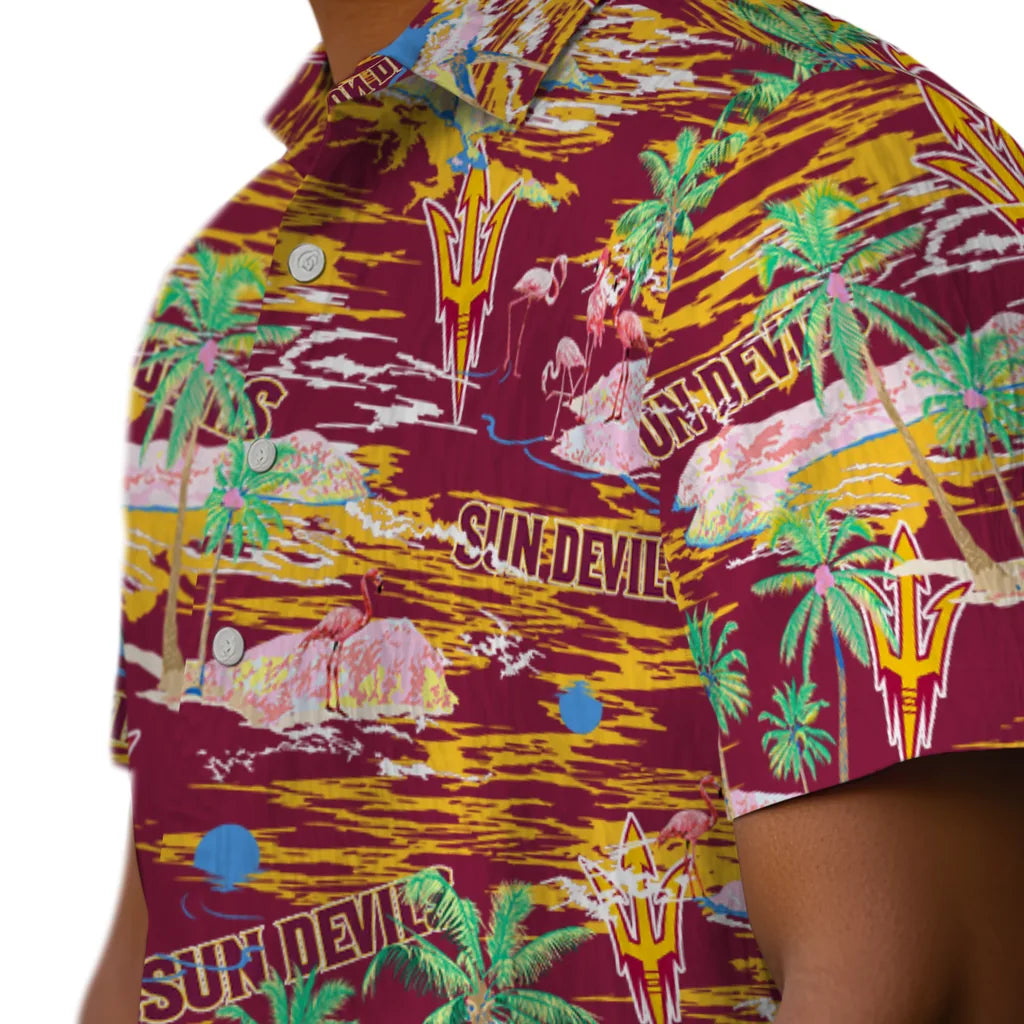 Arizona State Sun Devils Flamingo Retreat 2026 Hawaiian Shirt – Moonbestprint