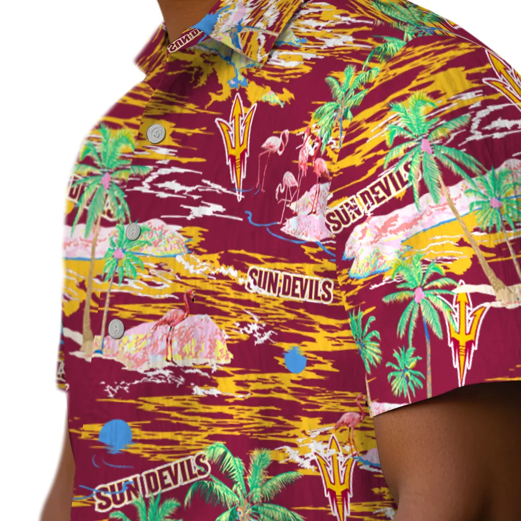 Arizona State Sun Devils Hawaiian Shirt - Hawaii Island | Moonbestprint