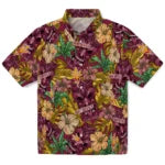 Arizona State Sun Devils Hawaiian Shirt - Hibiscus Tiki Jungle | Moonbestprint