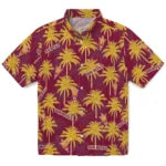 Arizona State Sun Devils Hawaiian Shirt - Palm Tree Motif | Moonbestprint
